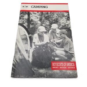Boy Scouts Camping Merit Badge Book Copyright 1999 Printing 2004 BSA Vintage